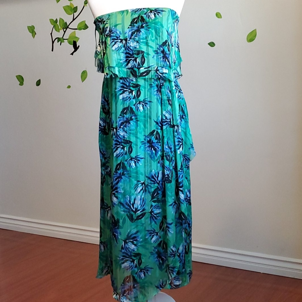 Banana Republic Summer Green Maxi Dress P2